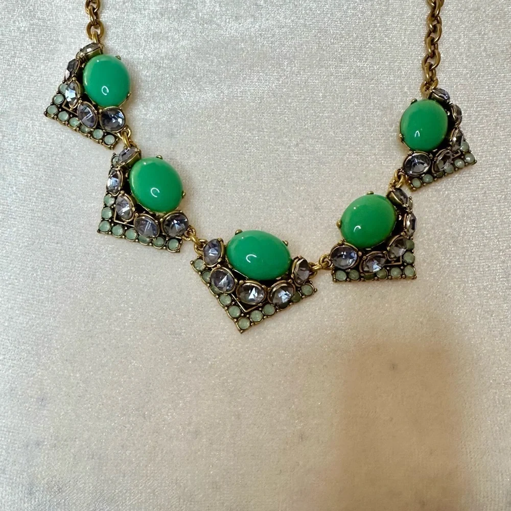 Stella and Dot Retired Rory Statement Necklace -Turquoise 🩵 - Picture 6 of 8